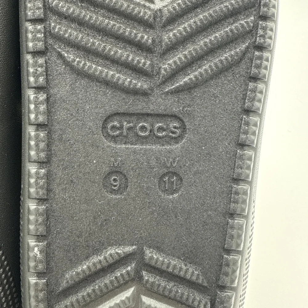 Crocs Classic Puff 210706-77K‎ Slipper Men's US 9 Women's 11 YLW Moc Toe Slip-On